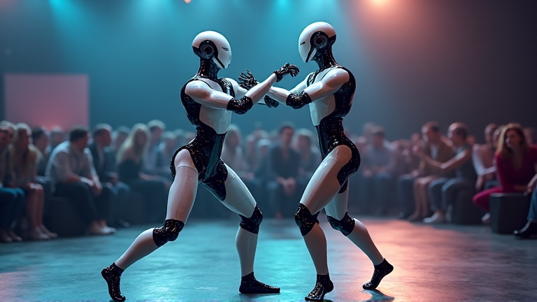 Humanoid Robot Learns to Waltz by Mimicking Human Movements